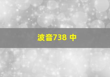 波音738 中